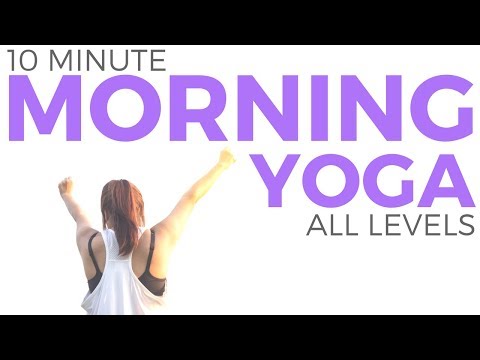 10 minute Mindful Morning Yoga Routine (all levels)