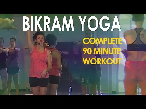 Bikram Yoga Full 90 Minute Hot Yoga Workout with Maggie Grove