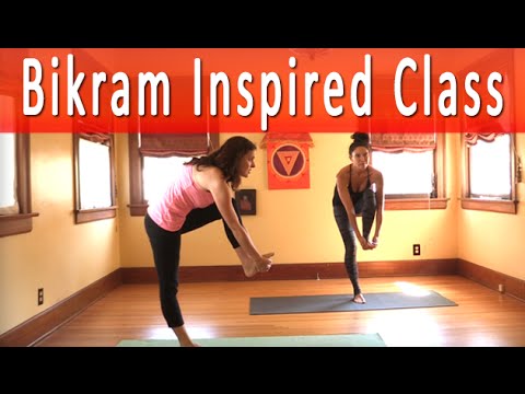 Bikram Yoga Inspired Yoga Class with Maggie Grove (1 hour)