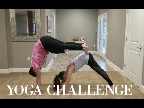 couples yoga challenge !!!!