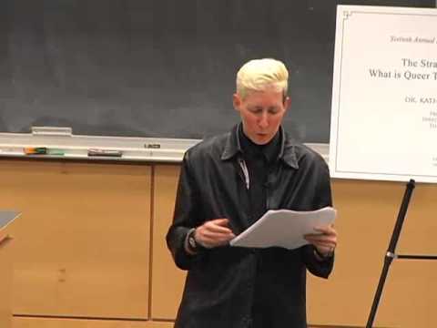 The Strangeness of Sexuality: Dr. Kathryn Bond Stockton – Reynolds Lecture 2010