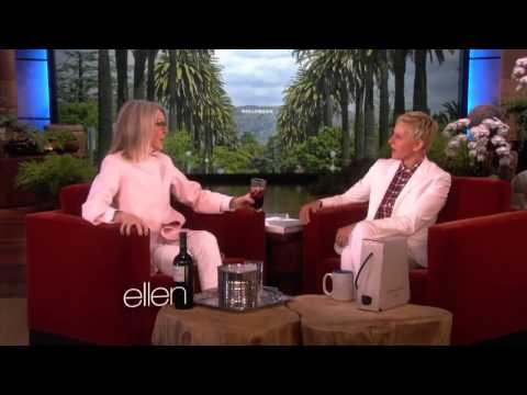 Diane Keaton on Wine, Tantric Sex and Marriage on  Ellen show on  july 2014