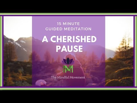 15 Minute Guided Mindfulness Meditation: A Cherished Pause