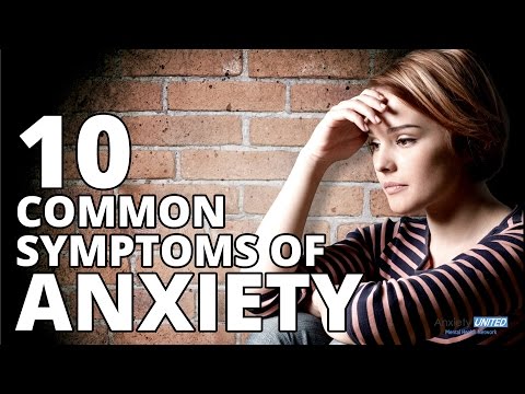 10 Most Common Anxiety Symptoms – Mental Health