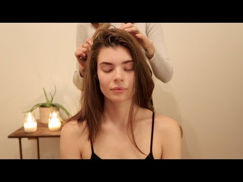 ASMR massage | Deep relaxation for stress relief & rest (whisper)